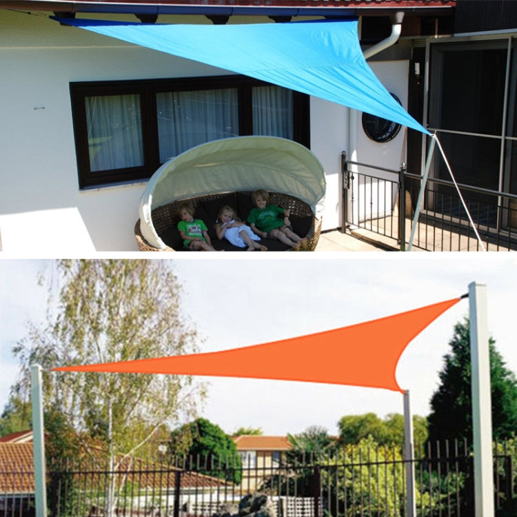 Triangle Outdoor Garden Sunshade Sail Waterproof Anti-UV Canopy, Size: 2m x 2m x 2m(White) - Tents & Accessories by PMC TechLife | Online Shopping South Africa | PMC TechLife