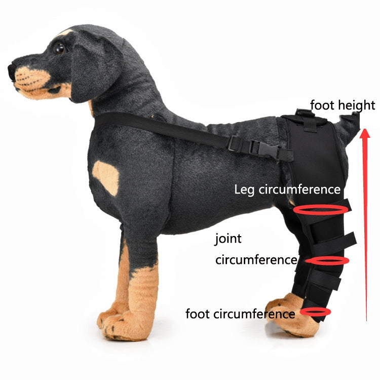 Pet Dog Leg Knee Guard Surgery Injury Protective Cover, Size: XS(Black) - Protective & Protection by PMC TechLife | Online Shopping South Africa | PMC TechLife