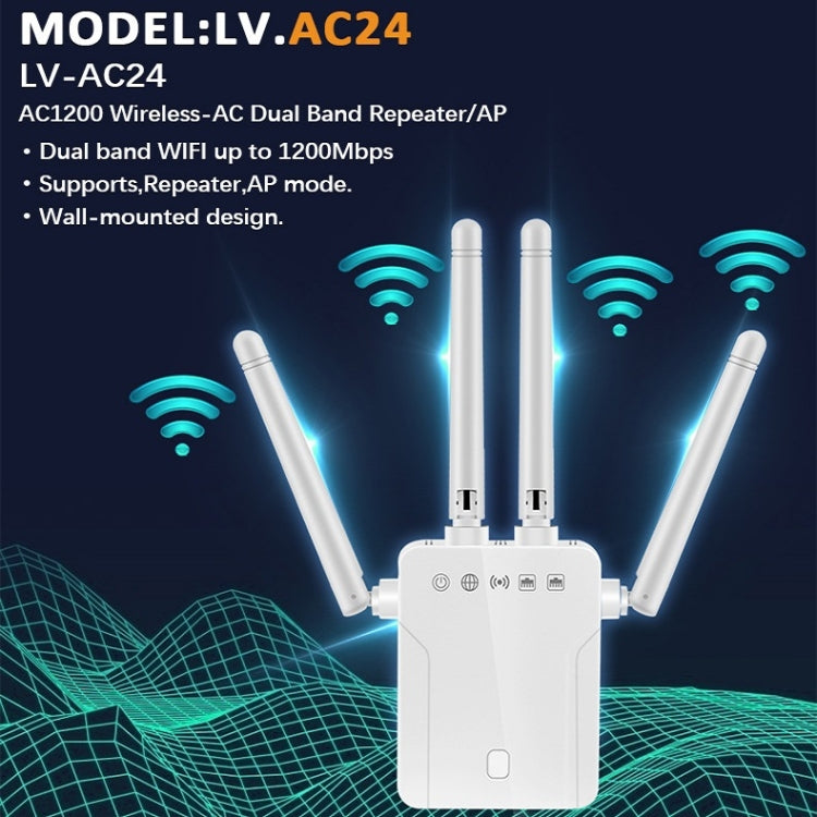 M-95B 300M Repeater WiFi Booster Wireless Signal Expansion Amplifier(Black