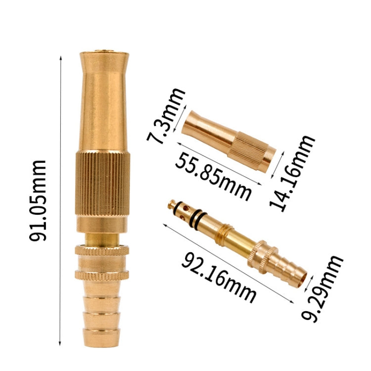3 PCS Car Wash High Pressure Copper Straight Sprinkler House Garden Wishing Ground Sprinkler, Specification: Tower