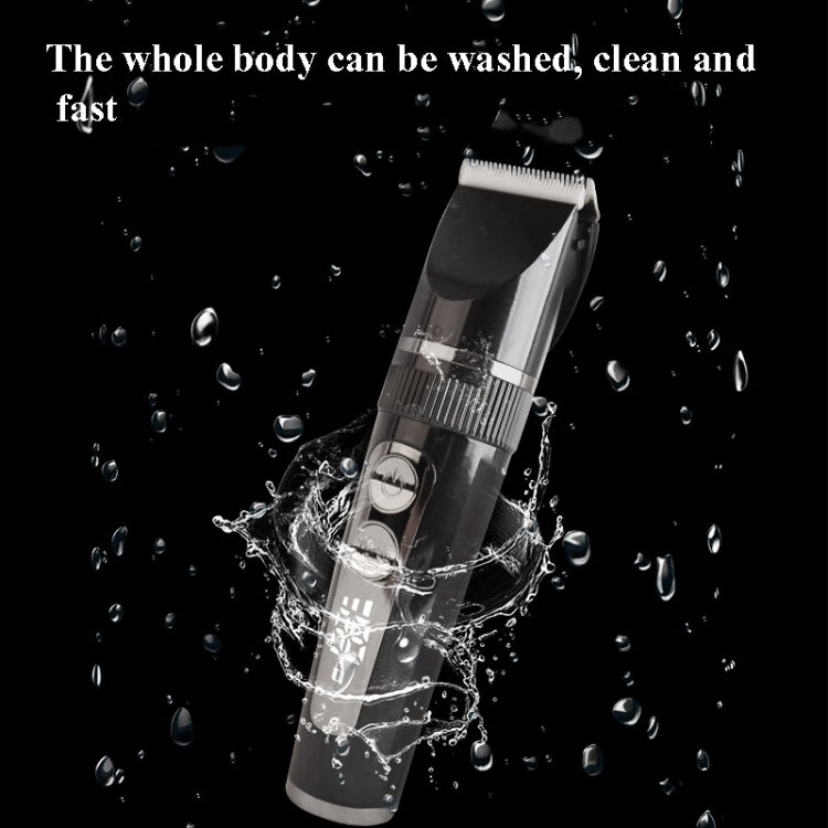 BF-868 LCD Digital Display Electric Hair Clipper Baby Children Adult Electric Hair Clipper Set(Gun Color) - free shipping - PMC TechLife - Order now!