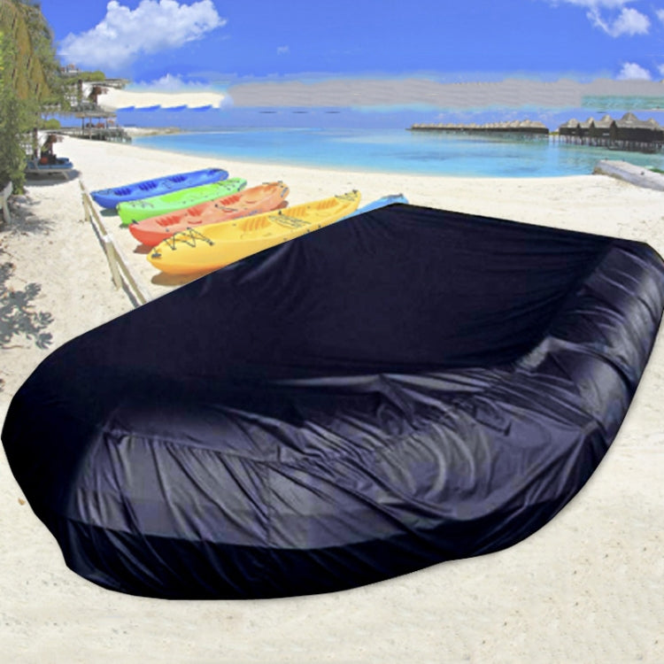 Water-resistant Dust-Proof And UV-Proof Inflatable Rubber Boat Protective Cover Kayak Cover, Size: 330x94x46cm(Black)