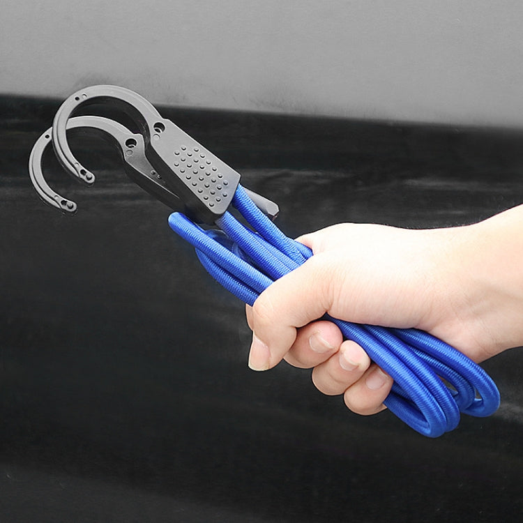 RUNDONG AUTO ACCESSORIES R-8040 Car Luggage Fixed Rope Outdoor Travel Car Interior Clothing Rope(1.5m Blue)