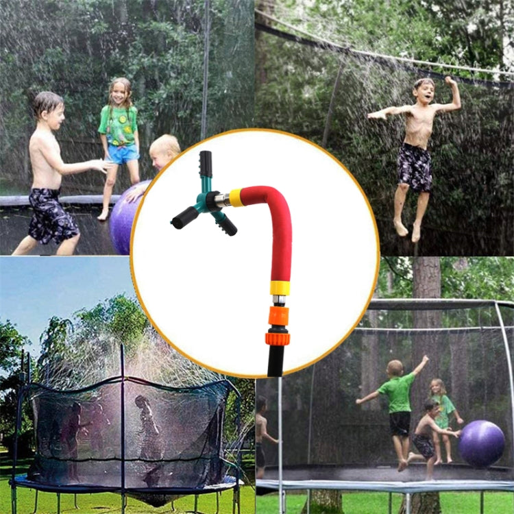 XZSSQ01 Gardening Supplies Garden Trampoline Rotating Sprinkler, Colour: Red Big