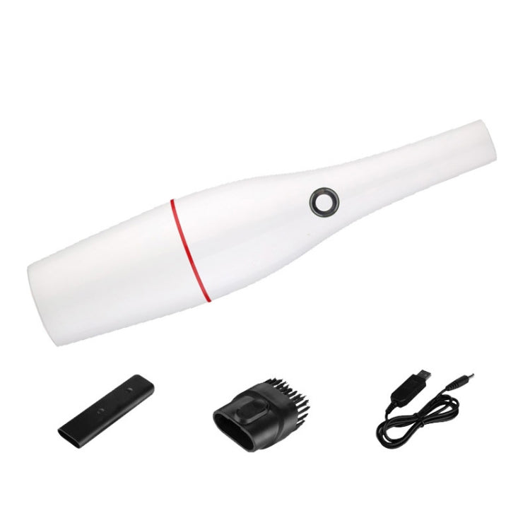 HL-003 Car Wireless Portable High-Power Vacuum Cleaner Home Pet Hair Vacuum Cleaner(White)