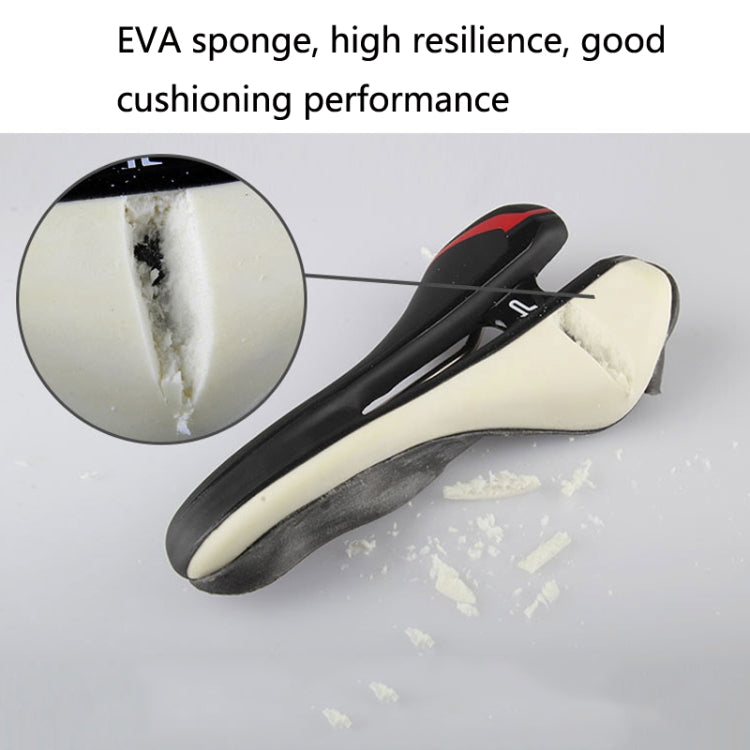 PROMEND SD-575 Cycling Comfortable Microfiber Leather Hollow Cushion(Black Red) - free shipping - PMc TechLife - Order now!