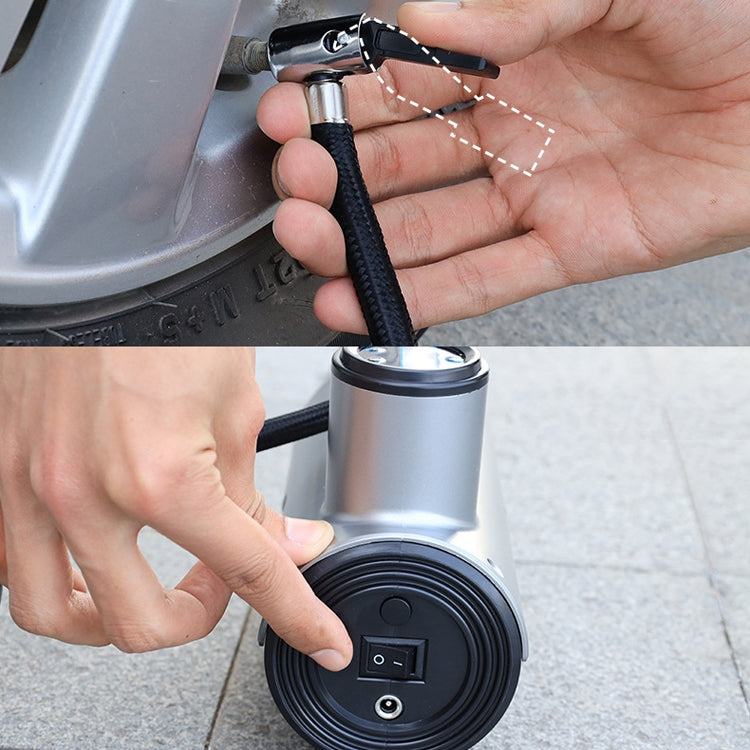 Car Inflatable Pump Portable Small Automotive Tire Refiner Pump, Style: Wireless Pointer With Lamp - Inflatable Pump by PMC TechLife | Online Shopping South Africa | PMC TechLife