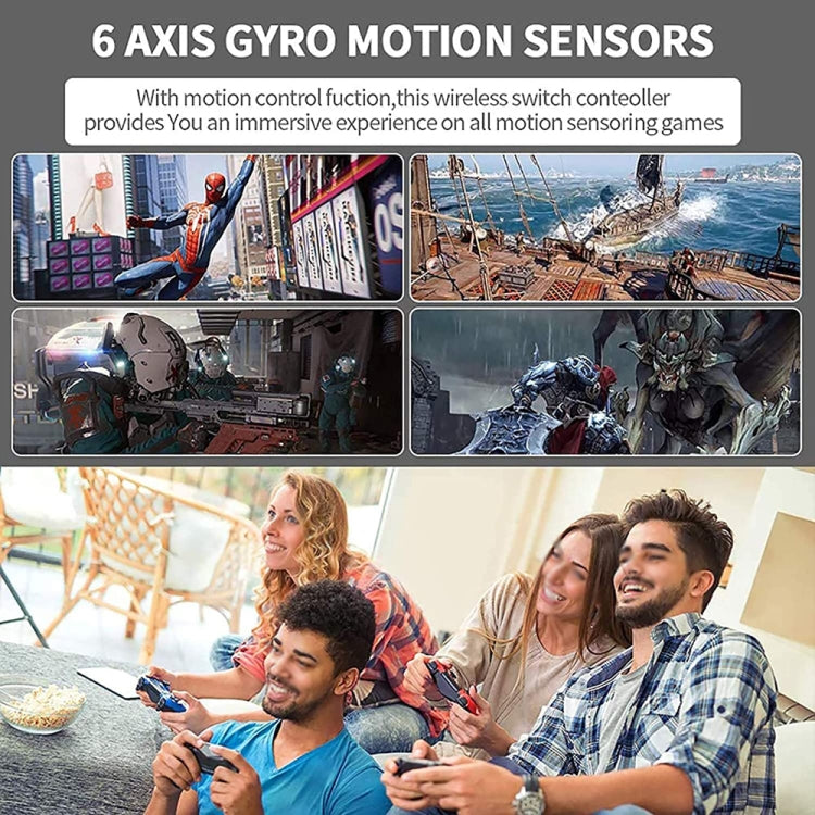 Wireless Gamepad With Wake-Up For Nintendo Switch/Android/IOS/PC, Style: S818 Green Black - Gamepads by PMc TechLife | Online Shopping South Africa | PMc TechLife | Buy Now Pay Later Mobicred