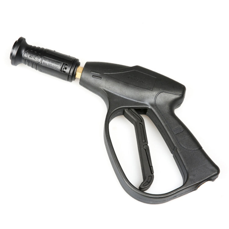 High-Pressure Car Wash Nozzle Cleaning Machine Brush Pump Accessories, Specification: Short Section 35 cm(Flat Port 14x1.5mm)