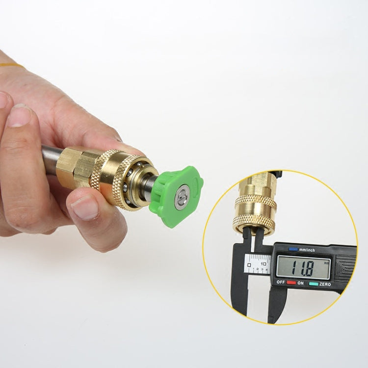 2 PCS High-Pressure Water Sprinklers Live Connection And Quick Plug-In Sockets For Threaded Connection Of Washing Machine Nozzles, Specification: Internal M14x1.5mm