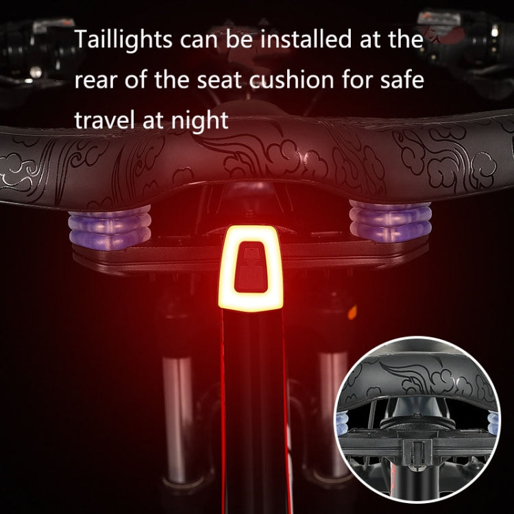 WEST BIKING YP1602797 Bicycle Hollow Seat Night Riding With Warning Tail Light Seat(Phoenix) - free shipping - PMc TechLife - Order now!