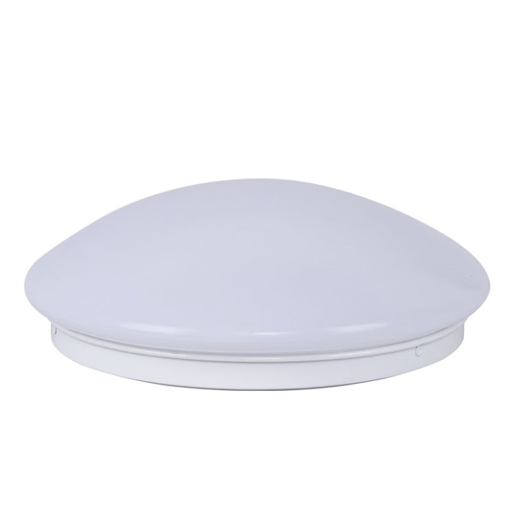 LED Sound Light Control Ceiling Lamp Round Corridor Intelligent Sensor Lamp, Power source: 18W 350mm(Warm White)