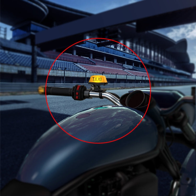 Motorcycle Modified Personality Taxi Motor Light Electric Car Helmet Decorative Warning Light, Specification: Strobe(Yellow) - Signal Lights by PMC Jewellery | Online Shopping South Africa | PMC Jewellery | Buy Now Pay Later Mobicred