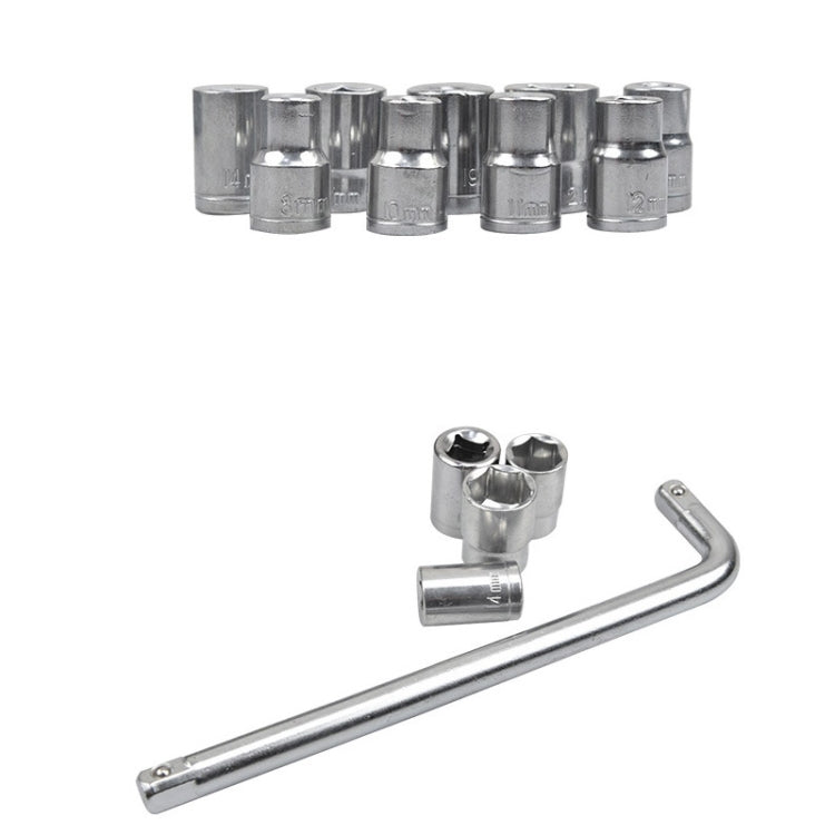 10 PCS / Set CY-0117 Sleeve Combination Tool Set Ratchet Repair Emergency Tricycle Auto Repair Multi-Function Set - Hand Tool Sets by PMC TechLife | Online Shopping South Africa | PMC TechLife | Buy Now Pay Later Mobicred