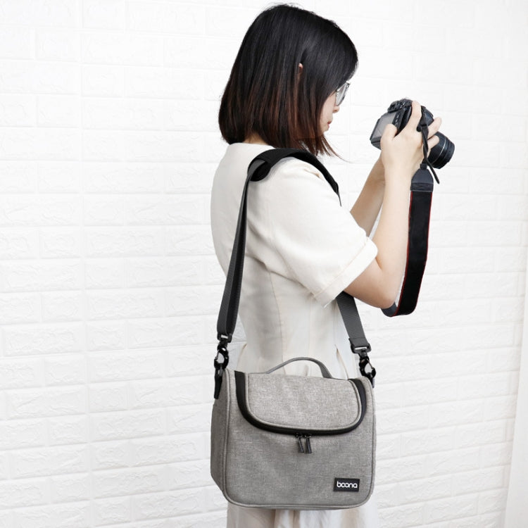 Baona BN-H011 Digital SLR Camera Bag Lens Storage Shoulder Bag(Black) - free shipping - PMC TechLife - Order now!