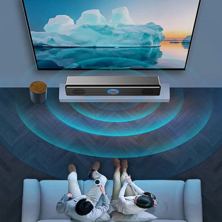 LeerFel Long Computer Wired Speaker Heavy Wellness Computer Multimedia Audio, Specification: 350TS (with Bluetooth) - by PMC Jewellery | Online Shopping South Africa | PMC Jewellery | Buy Now Pay Later Mobicred