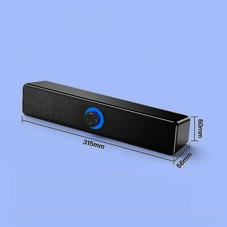 LeerFel Long Computer Wired Speaker Heavy Wellness Computer Multimedia Audio, Specification: 350TS (with Bluetooth) - by PMC Jewellery | Online Shopping South Africa | PMC Jewellery | Buy Now Pay Later Mobicred