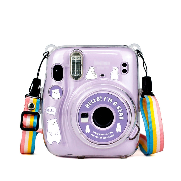 5 PCS 5 in 1 DIY Cute Cartoon Camera Stickers Set for Fujifilm Instax mini 11(Space Animals Series)