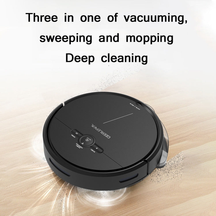 GEERLEPOL Smart Home Automatic Refilling Sweeping Robot, High Configuration Support Mobile Phone APP(White) - free shipping - PMC Jewellery - Order now!