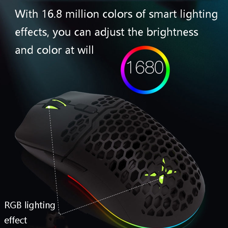 DELUX M700BU 7 Keys Wired Games Mouse Desktop Wired Mouse, Style: 3389 (Support 16000DPI) - free shipping - PMC Jewellery - Order now!
