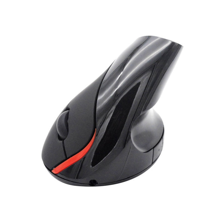 HH-111 5 Keys Wireless Vertical Charging Mouse Ergonomics Wrist Protective Mouse(Black)