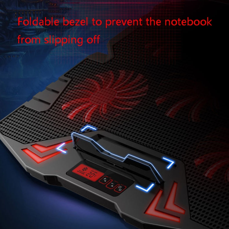 ICE COOREL K5 Laptop Radiator Computer Cooling Bracket, Colour: Standard Version (Black Blue)