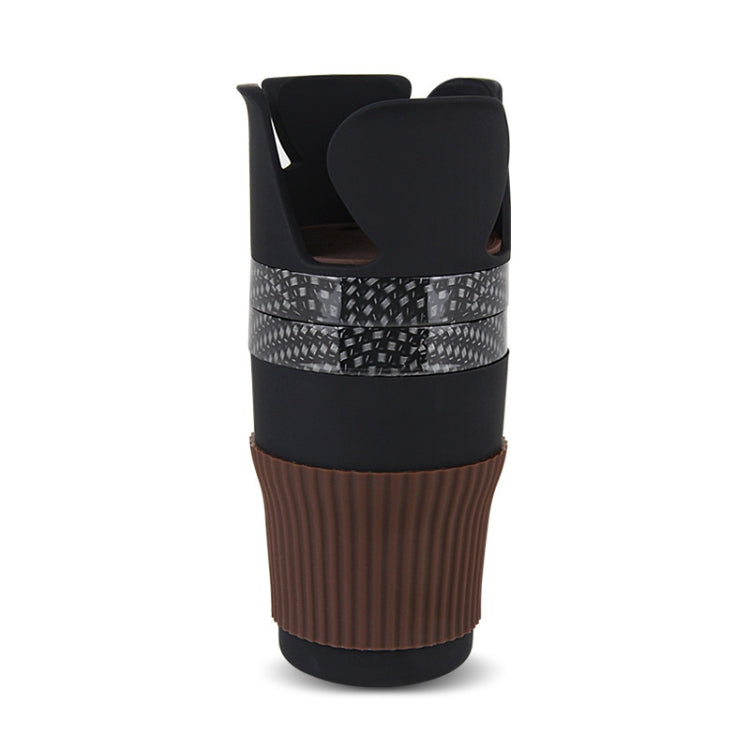 SUITU R151-4 Car Air Outlet Storage Water Cup Holder Mobile Phone Navigation Multi-function Storage Box(Black Square)