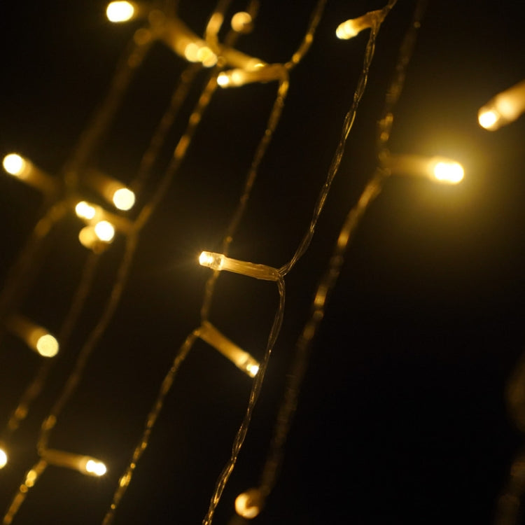 10LM 350 LED Star Waterfall Light Christmas Tree String Lights Outdoor Meteor Light, Plug Spec: EU Plug(RGB Light)