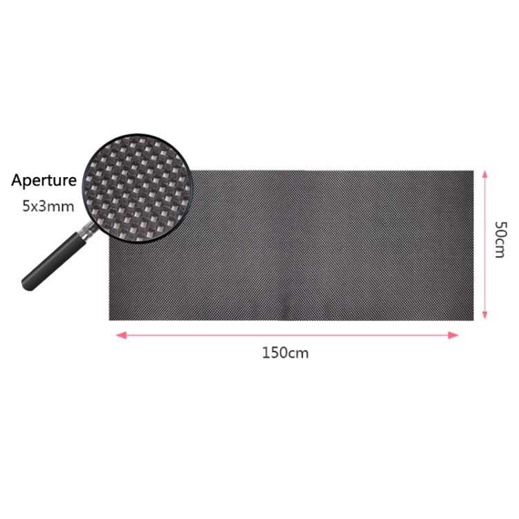 2 PCS DM-1505 PVC Foam Car Anti-slip Mat Home Car Use Bridge Trunk Non-slip Mat(Black)