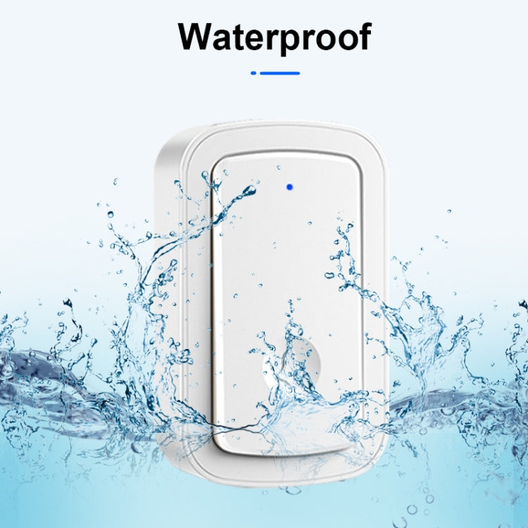 CACAZI A19 1 For 5 Wireless Music Doorbell without Battery, Plug:EU Plug(Black) - Wireless Doorbell by CACAZI | Online Shopping South Africa | PMC TechLife | Buy Now Pay Later Mobicred