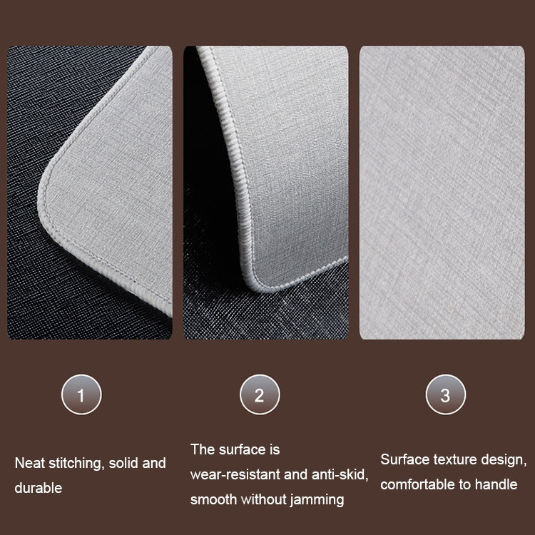 Intelligent Digital Display Timing Heating Mouse Pad Office Desktop Electric Heating Mat, CN Plug, Style:Grey 60x36cm - Mouse Pads by PMC Jewellery | Online Shopping South Africa | PMC Jewellery | Buy Now Pay Later Mobicred