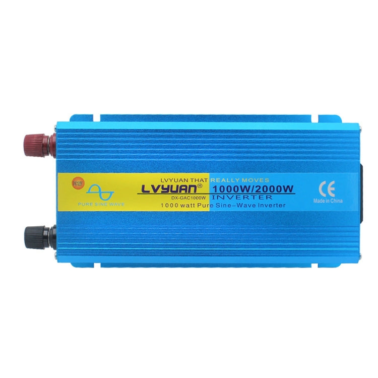LVYUAN 2000W Car Home Pure Sine Wave Solar Inverter, Specification: 12V To 220V