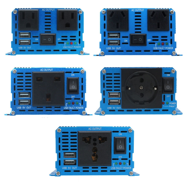 LVYUAN 2000W Car Home Pure Sine Wave Solar Inverter, Specification: 12V To 220V
