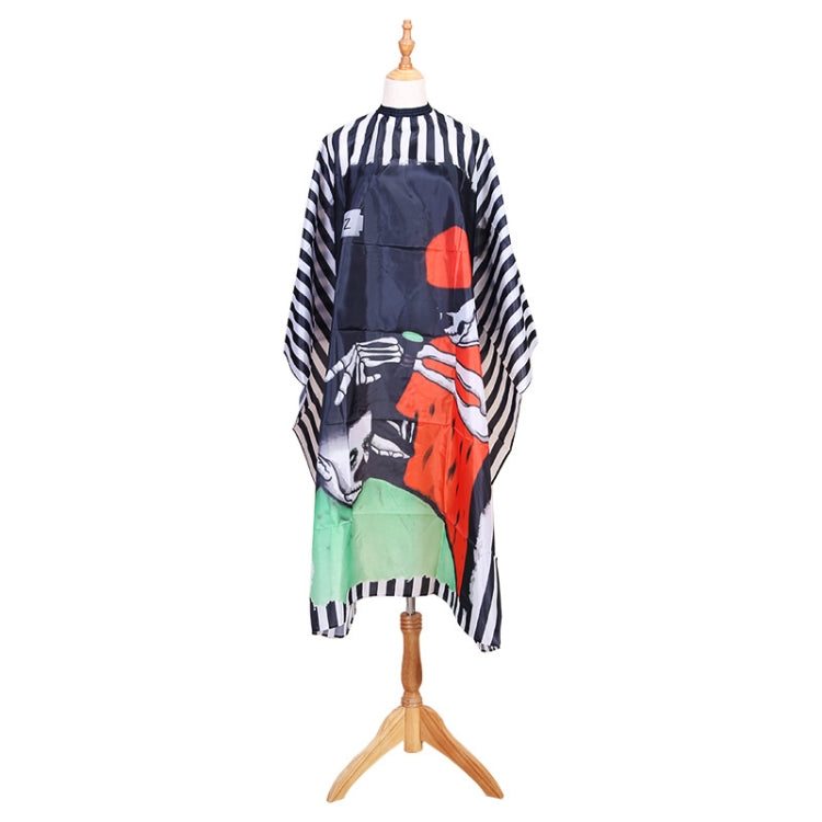8025 Haircut Hair Dye Care Hairdresser Skull Cloth(As Show)