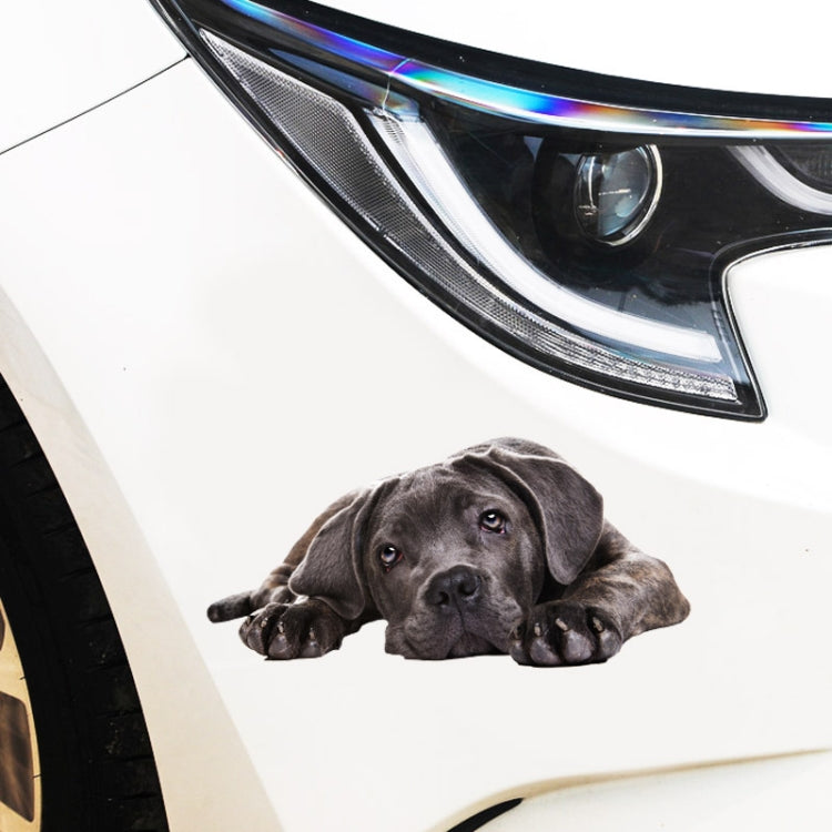 Style 5 Large 3D Simulation Dog Car Stickers Rain-Proof Sunscreen Car Sticker Scratch Shaving Decoration Stickers