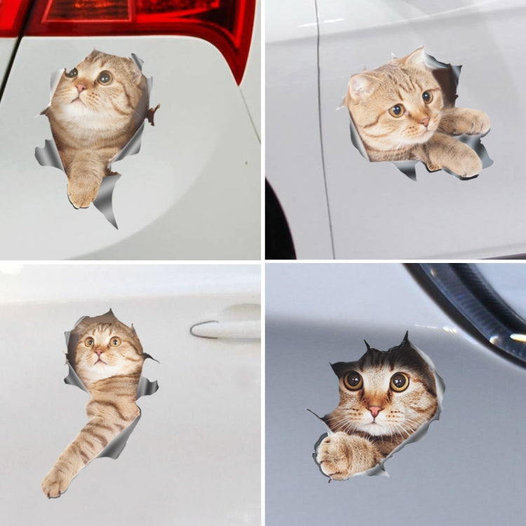 Style 1 Large 3D Stereo Cat Car Sticker Car Body Scratches And Occlusion Stickers - free shipping - PMC TechLife - Order now!