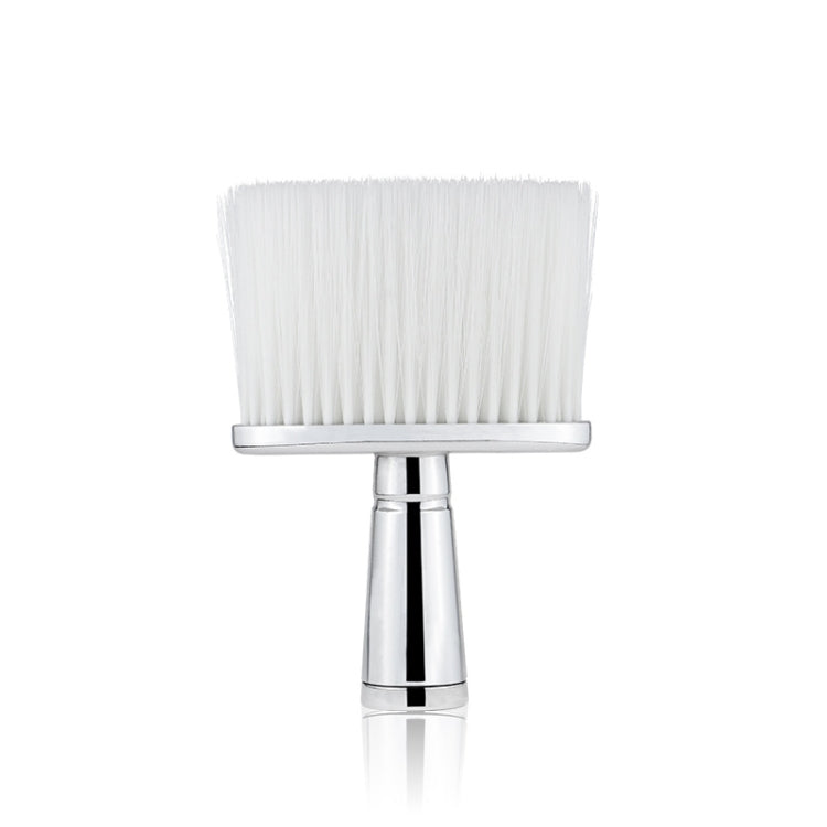 P6424 Hairdresser Sweeping Hair Brushes Hairdressing Nylon Soft Cleaning Brushes Home Hair Salons Shaving Broken Hair Brushes(Silver)