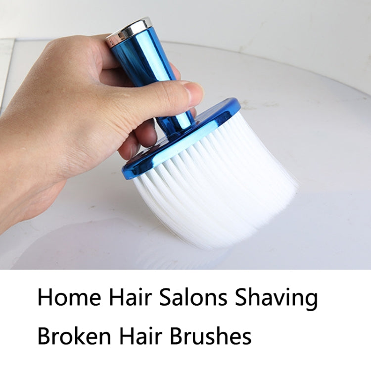 P6424 Hairdresser Sweeping Hair Brushes Hairdressing Nylon Soft Cleaning Brushes Home Hair Salons Shaving Broken Hair Brushes(Silver) - free shipping - PMC TechLife - Order now!