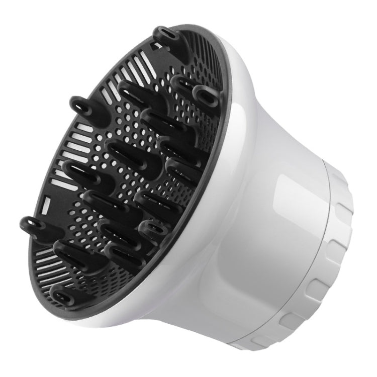 G8 Universal Hair Diffuser Adaptable For Blow Dryers with Rotatable Design Curly Hair Large Wind Hood(White)