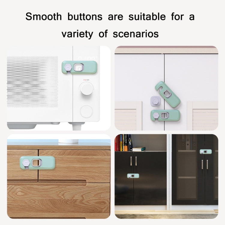 Children Anti-pinch Hand-opening Door Safety Lock(Green) - Safety Equipment by PMc TechLife | Online Shopping South Africa | PMc TechLife | Buy Now Pay Later Mobicred