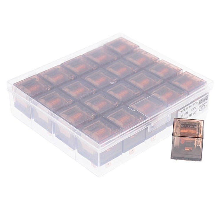 5 PCS 100A Automotive Relay With Indicator Light(24V 5 Plug 100A)