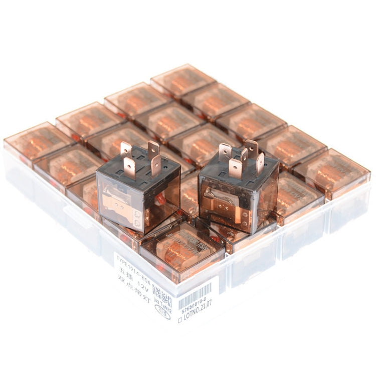 5 PCS 100A Automotive Relay With Indicator Light(24V 5 Plug 100A) - Relays by PMC TechLife | Online Shopping South Africa | PMC TechLife | Buy Now Pay Later Mobicred
