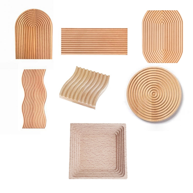 Large Elliptical Wooden Tray Photography Shooting Props