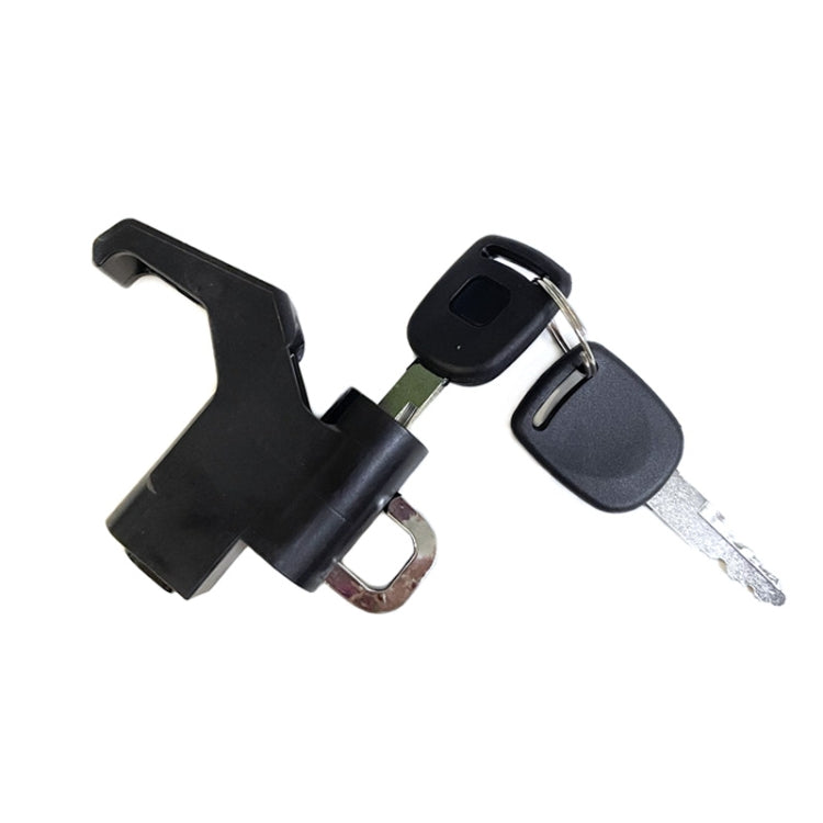 3 Sets Motorcycle Helmet Fixed Lock Hook(Black)