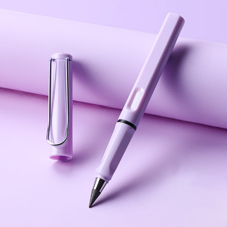 5 PCS No Ink No Need To Sharpen Drawing Sketch Pen Not Easy To Break Erasable HB Writing Pencil(Makaron Purple)