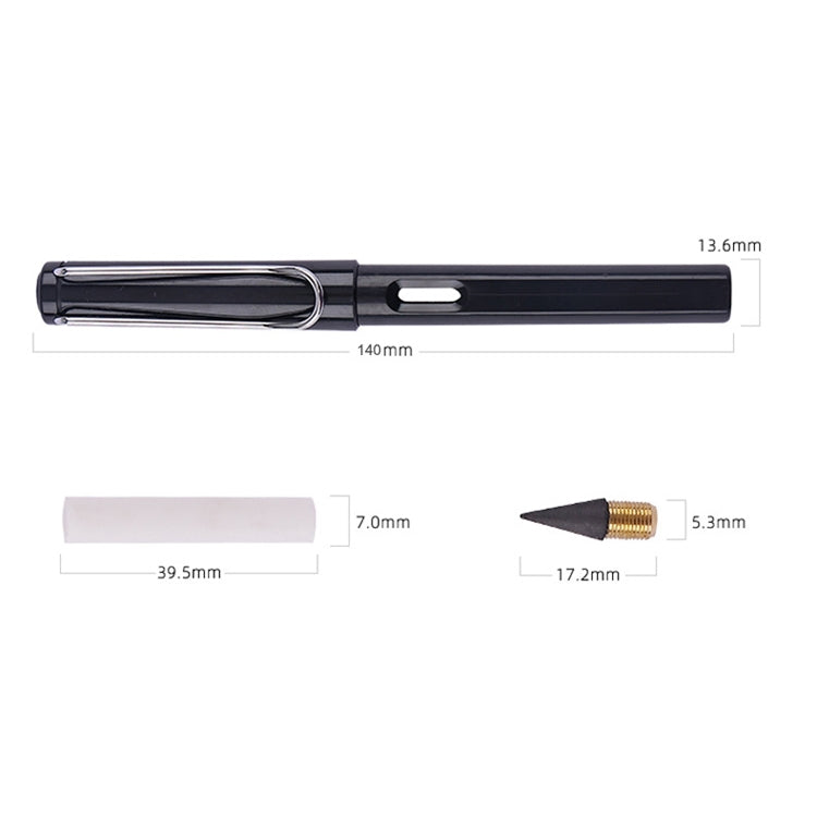 5 PCS No Ink No Need To Sharpen Drawing Sketch Pen Not Easy To Break Erasable HB Writing Pencil(Makaron Pink)