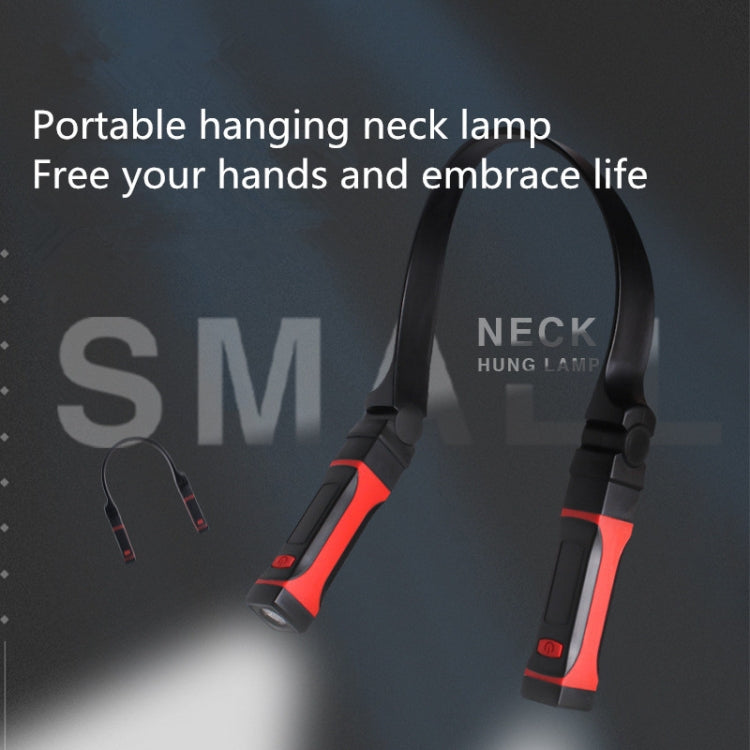 KS-1006 LED Hanging Neck Light Outdoor Lighting Work Light,Style: Dry Battery