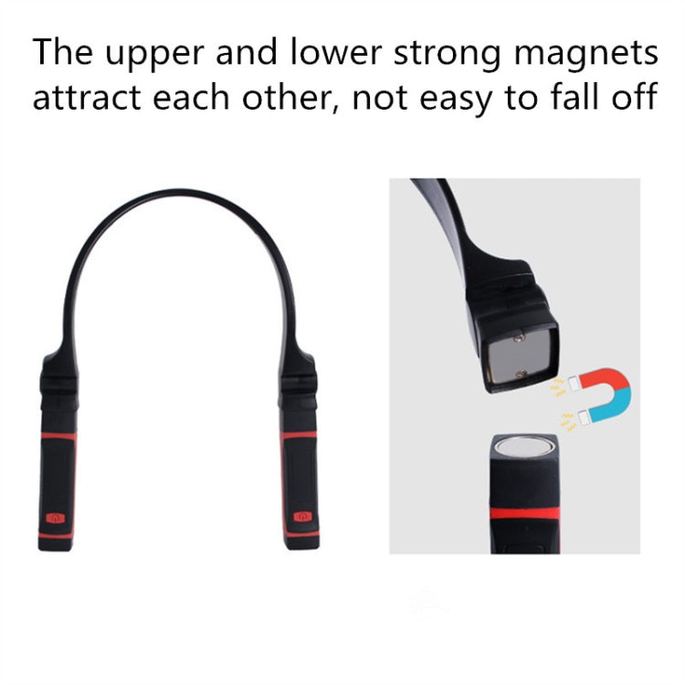 KS-1006 LED Hanging Neck Light Outdoor Lighting Work Light,Style: Dry Battery