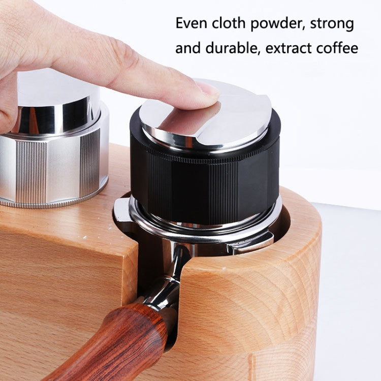 YK33258 Stainless Steel Double-Ended Coffee Cloth Dispenser, Size: 51mm(Black Finger Buckle Type)