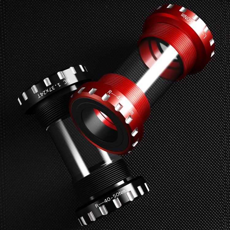 WEST BIKING Mountain Road Bike Screw-In Bearing Bottom Axle(Gold)